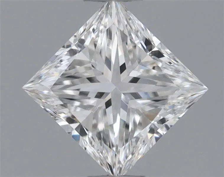 0.42ct Princess Natural Diamond (Colour F, Clarity VVS2, GIA Certified)