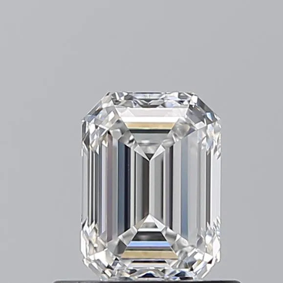 0.70ct Emerald Natural Diamond (Colour E, Clarity VVS2, GIA Certified)