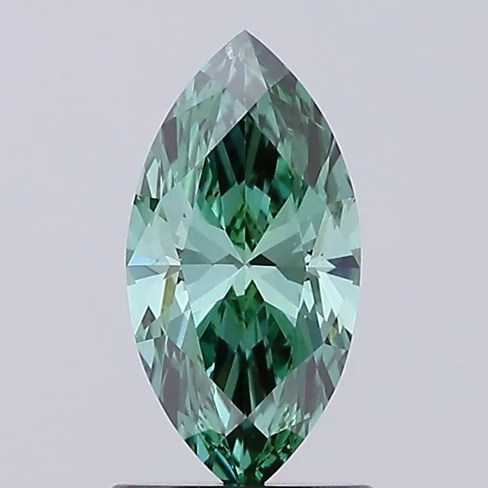 1.00ct Marquise Lab Grown Diamond (Colour Fancy Vivid Green, Clarity VS2, IGI Certified)