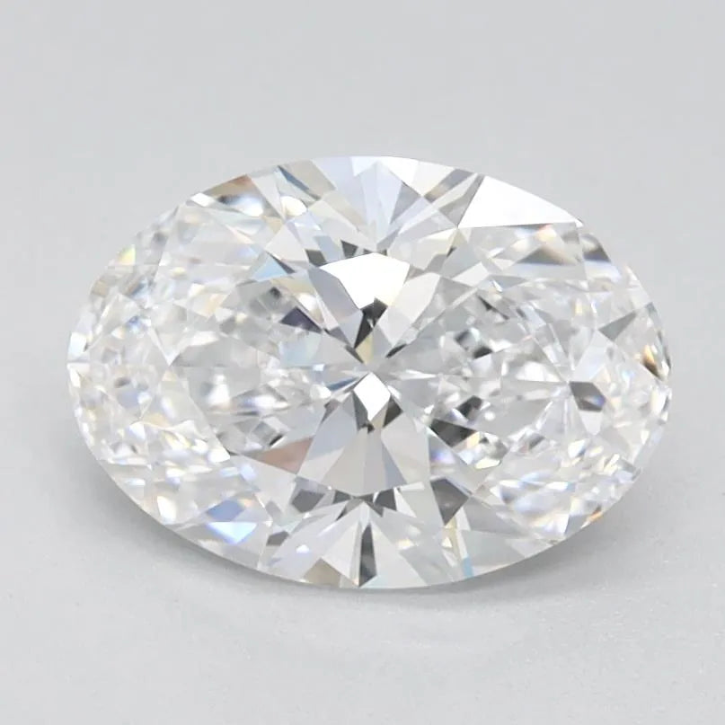 1.00ct Oval Lab Grown Diamond (Colour D, Clarity FL, IGI Certified)