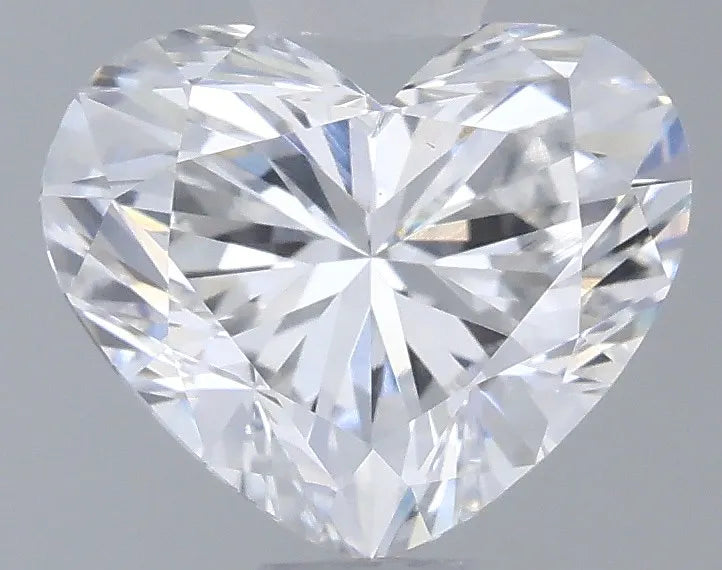 1.01ct Heart Lab Grown Diamond (Colour E, Clarity VVS2, IGI Certified)