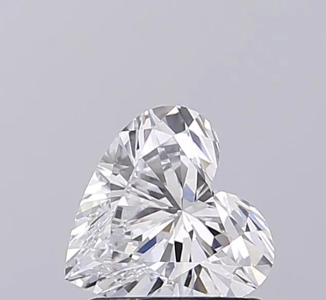 1.07ct Heart Lab Grown Diamond (Colour D, Clarity VVS2, IGI Certified)