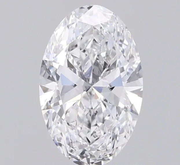 1.08ct Oval Lab Grown Diamond (Colour D, Clarity VVS2, IGI Certified)