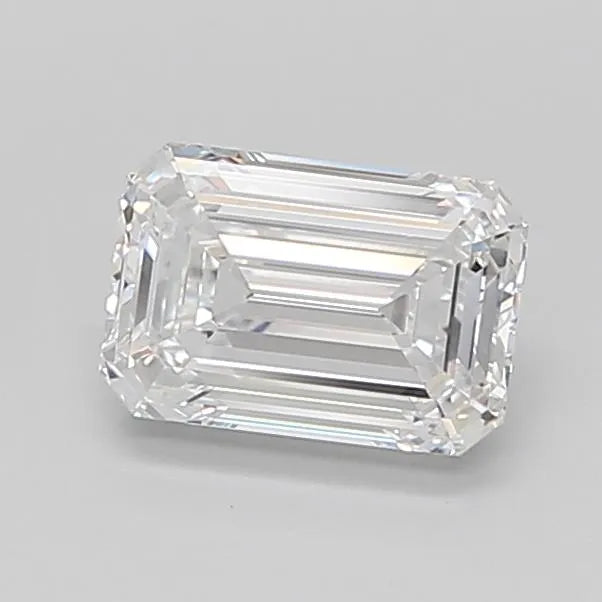 1.60ct Emerald Lab Grown Diamond (Colour D, Clarity IF, Cut EX, IGI Certified)