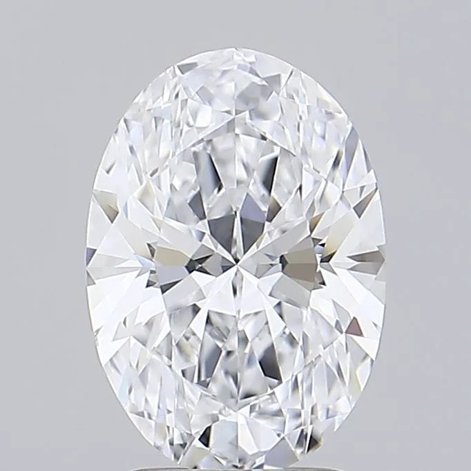 1.70ct Oval Lab Grown Diamond (Colour D, Clarity IF, IGI Certified)