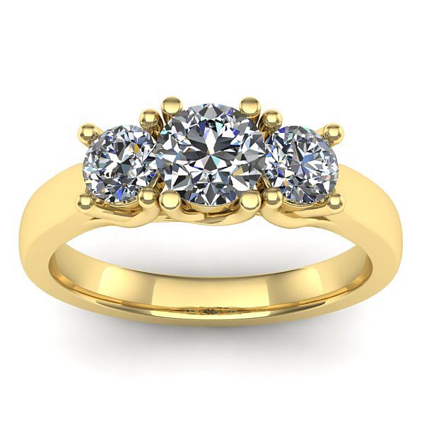 Inel logodna cu diamant de laborator rotund