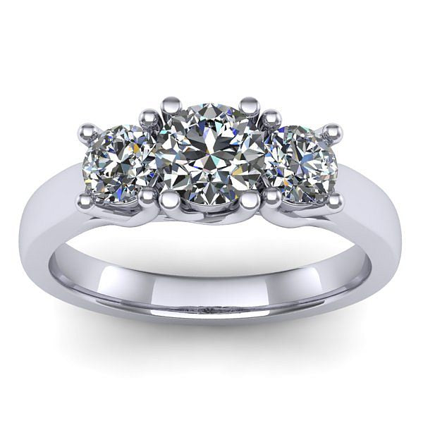 Inel de logodna cu diamant de laborator rotund