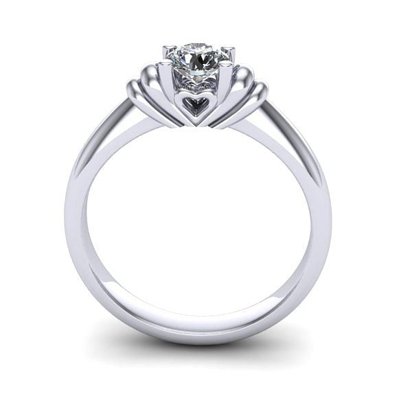 Inel logodna solitaire cu diamant