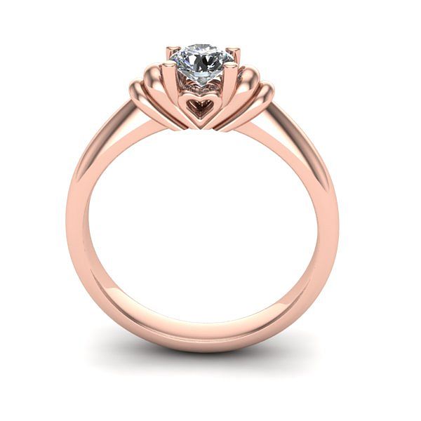 Inel solitaire cu diamant