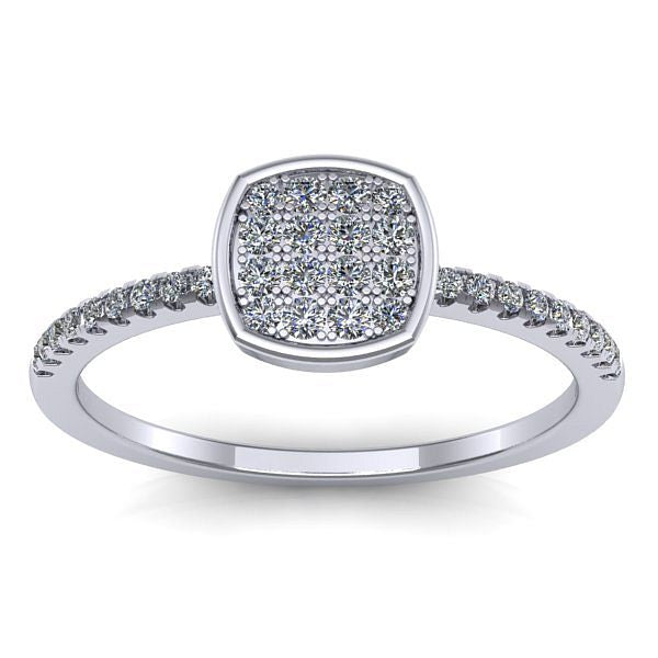 Inel cu diamant rotund