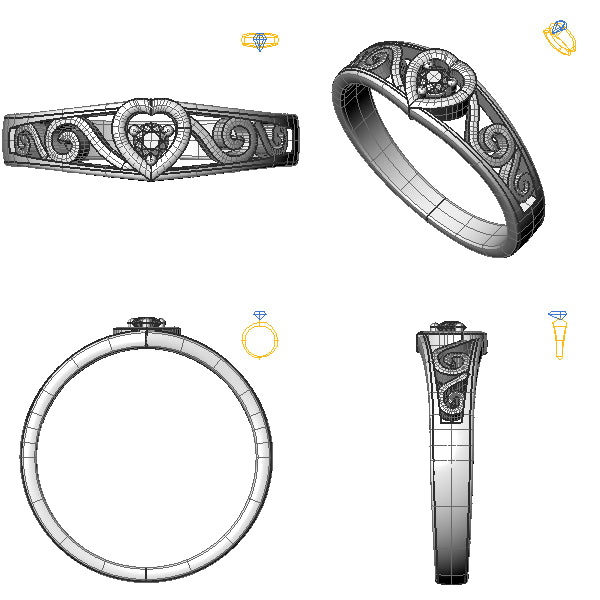 Inel logodna solitaire cu diamant