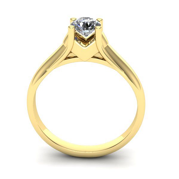 Inel solitaire cu diamant