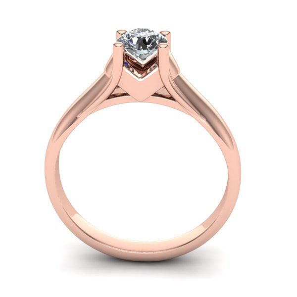 Inel solitaire cu diamant