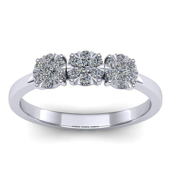 Inel de logodna cu diamant rotund