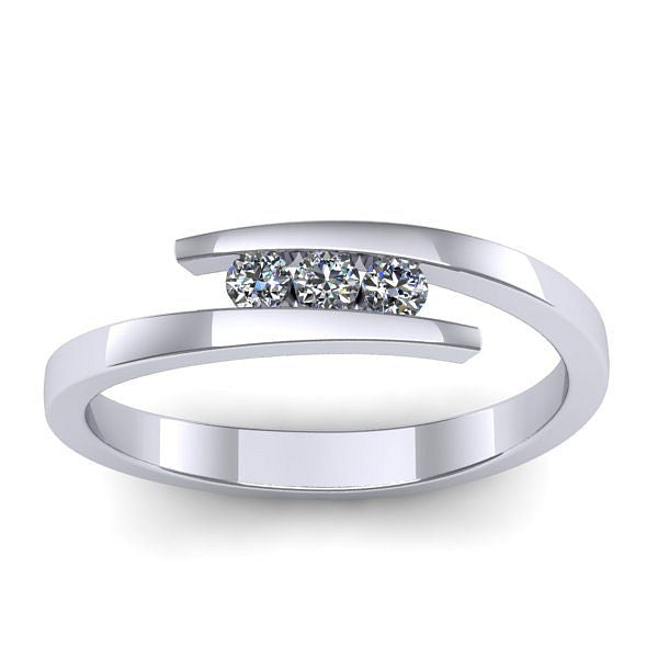 Inel de logodna cu diamant rotund