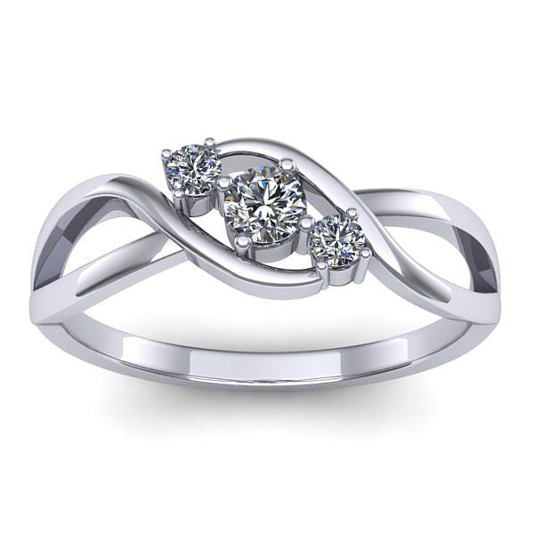 Inel de logodna cu diamant rotund