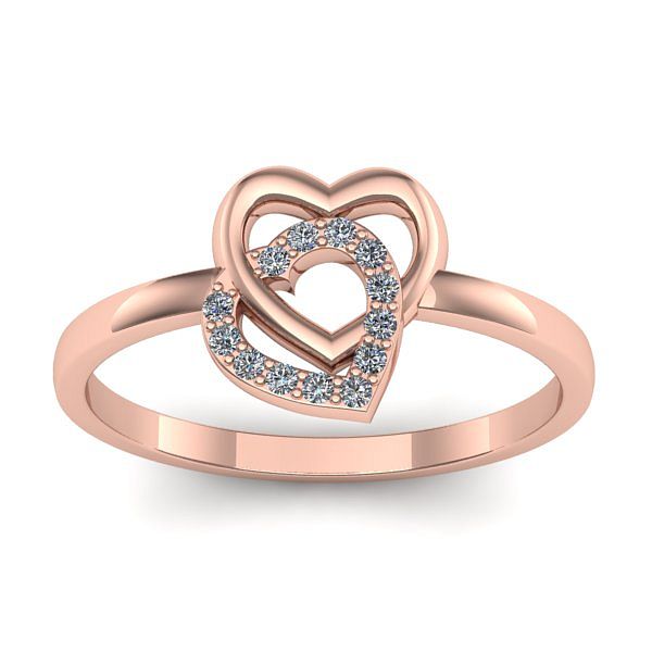 Inel logodna cu diamant rotund