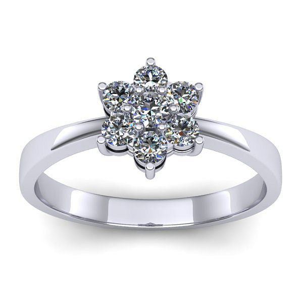 Inel de logodna cu diamant rotund