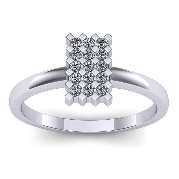 Inel cu diamant rotund