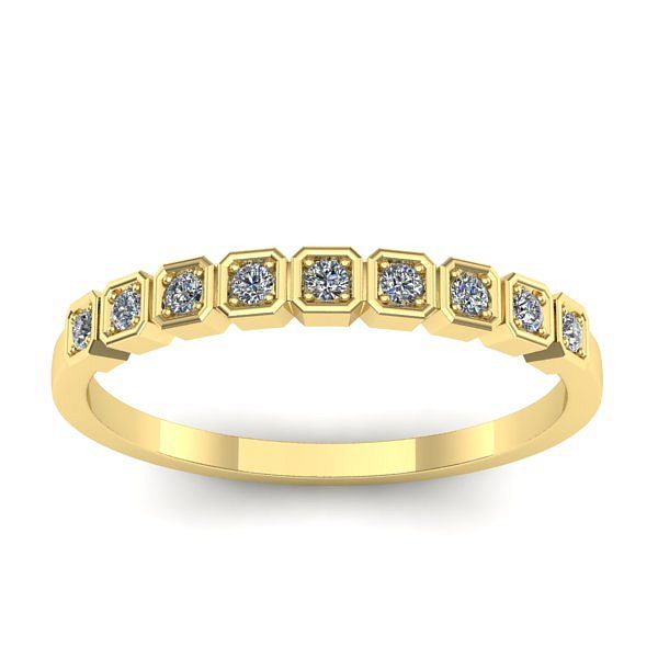 Inel de logodna cu diamante rotund