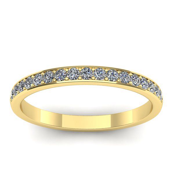 Inel cu diamante rotund