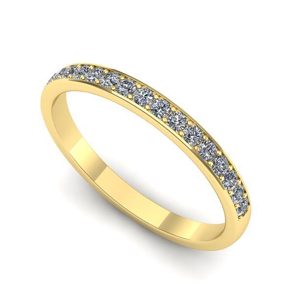 Inel din aur galben cu diamante