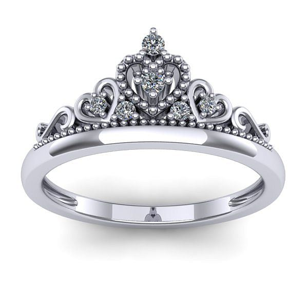 Inel de logodna cu diamante rotund