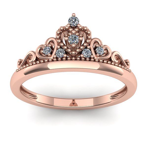 Inel de logodna cu diamante rotund