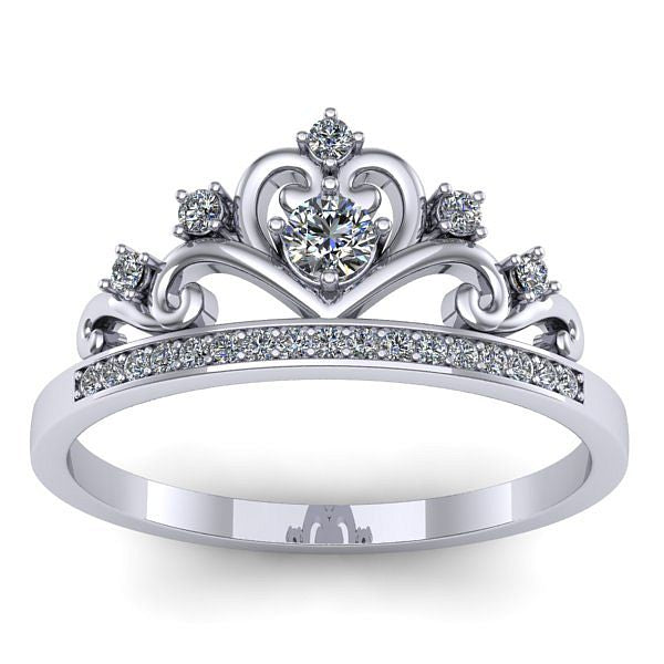 Inel de logodna cu diamant rotund