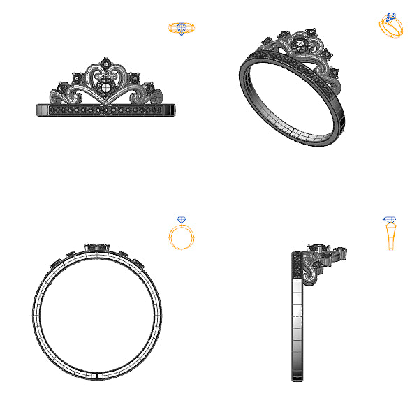 Inel sidestone cu topaz blue