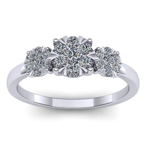 Inel de logodna cu diamant rotund