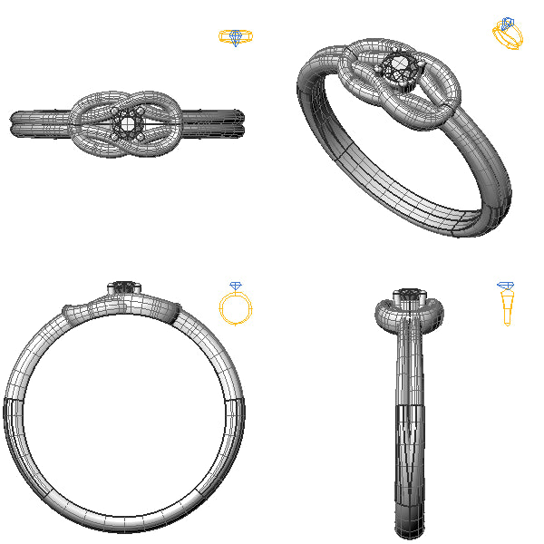 Inel logodna solitaire cu diamant