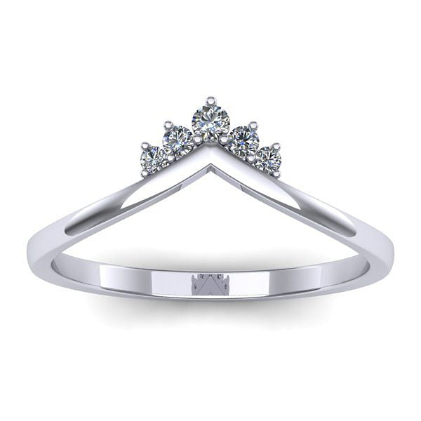 Inel cu diamante rotund