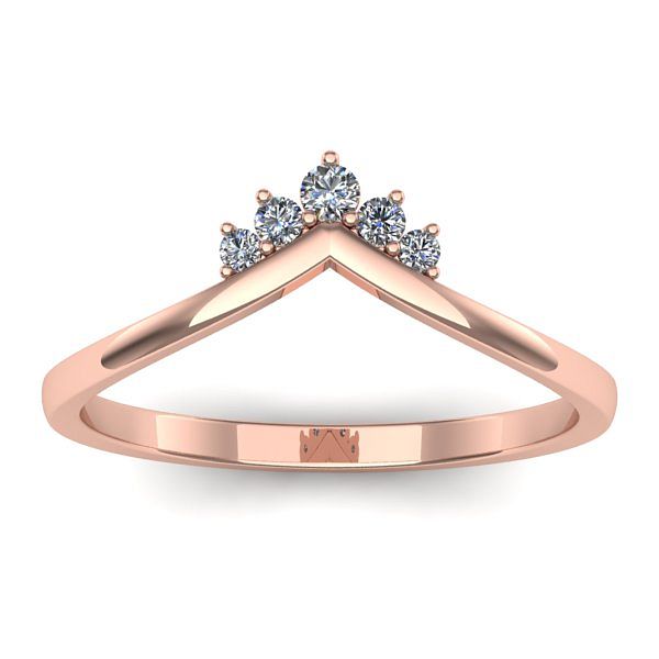 Inel logodna cu diamante rotund