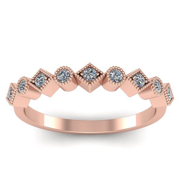 Inel logodna cu diamante rotund