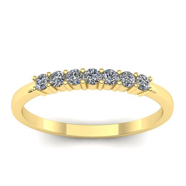 Inel cu diamante rotund