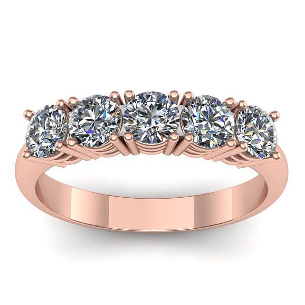 Inel de logodna cu diamante rotund