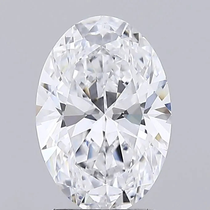 2.02ct Oval Lab Grown Diamond (Colour D, Clarity IF, IGI Certified)
