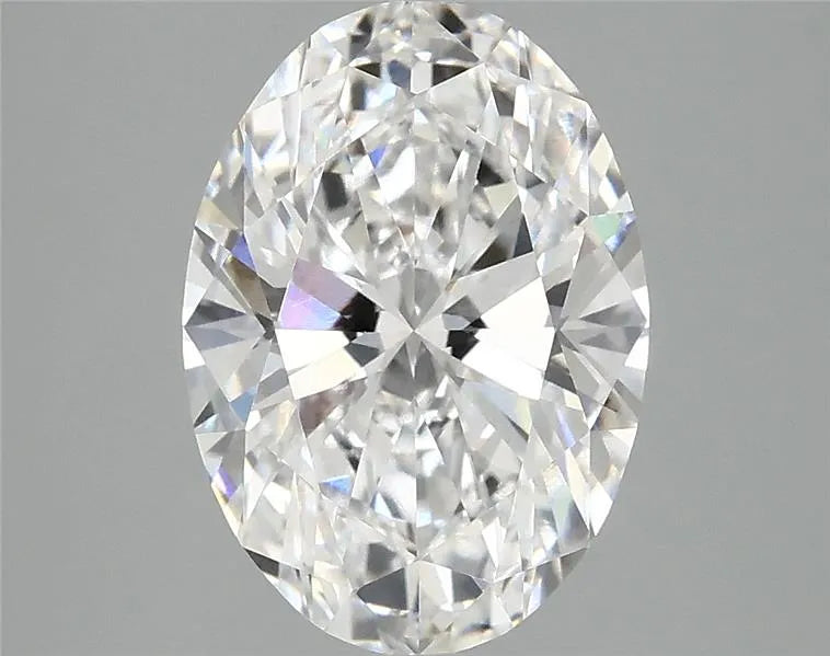 2.98ct Oval Lab Grown Diamond (Colour D, Clarity VVS2, IGI Certified)