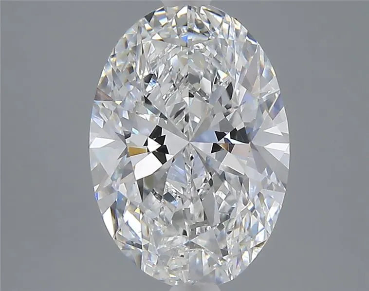 3.04ct Oval Lab Grown Diamond (Colour E, Clarity VVS2, IGI Certified)