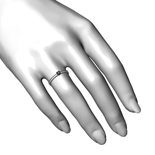 Inel logodna din aur roz