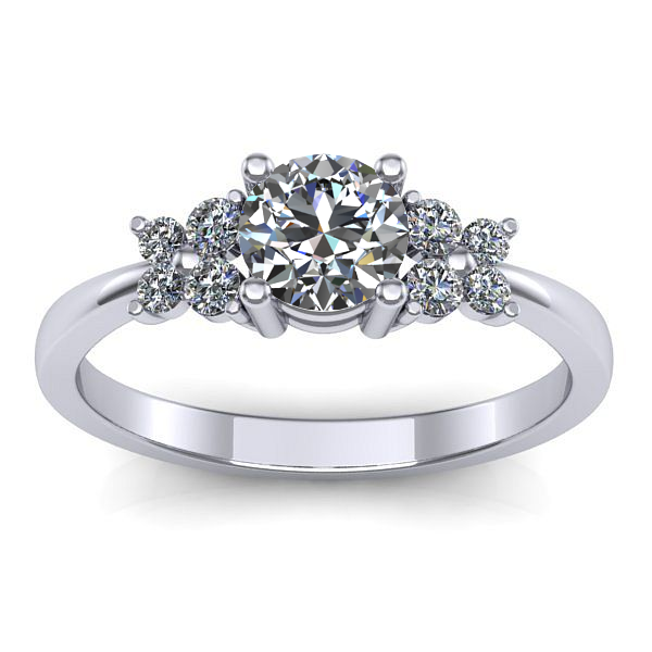 Inel logodna cu diamant de laborator rotund