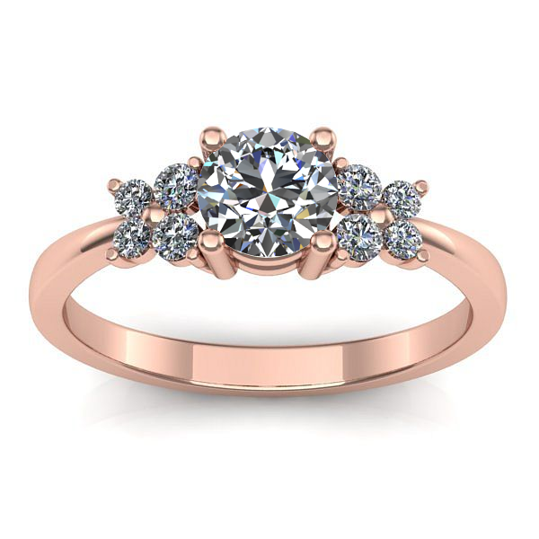 Inel logodna cu diamant de laborator rotund