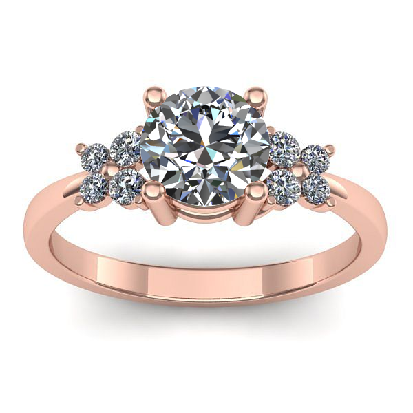 Inel logodna cu diamant de laborator rotund