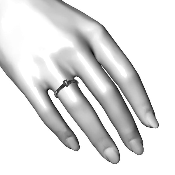 Inel logodna din aur galben