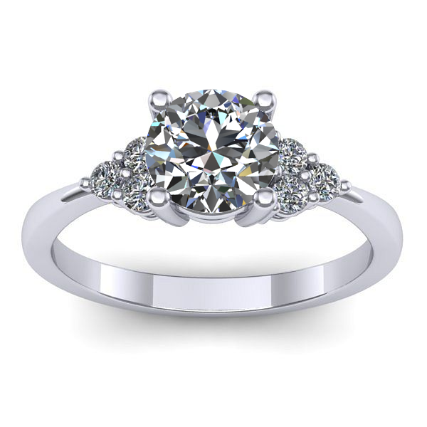 Inel logodna cu diamant de laborator rotund