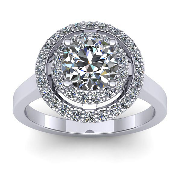Inel logodna cu diamant de laborator rotund