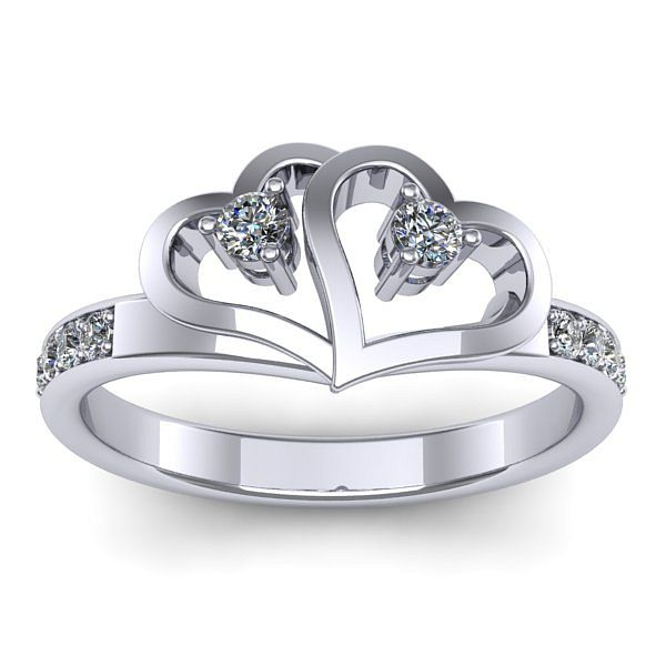 Inel cu diamant rotund