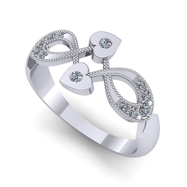 Inel logodna din aur alb cu diamant