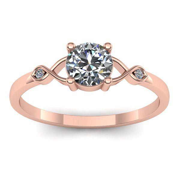 Inel logodna cu diamant de laborator rotund